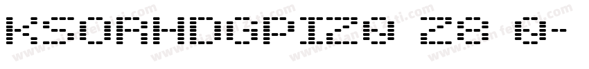 KSORHDGPIZ0 28 0字体转换